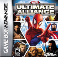 Marvel Ultimate Alliance GameBoy Advance US box art